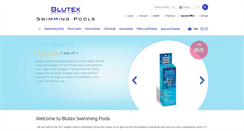 Desktop Screenshot of blutexswimmingpools.co.uk
